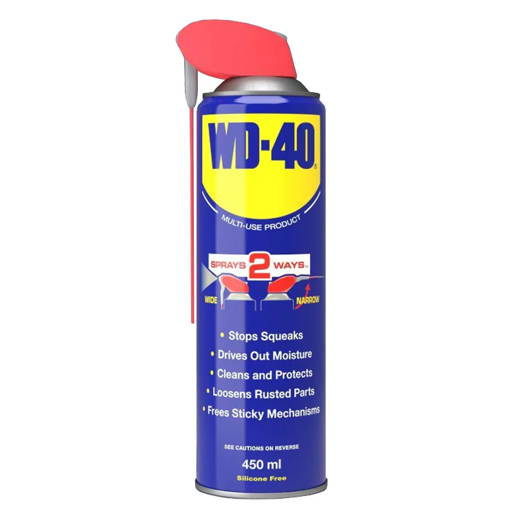 WD-40 Smart Straw Triple Pack, 3x WD40 450ml Multi-Use Lubricant