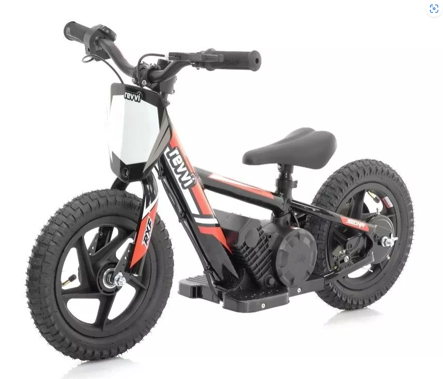 Revvi 12" Bike Kids Electric Powered Balance Motocross 2-6 Years