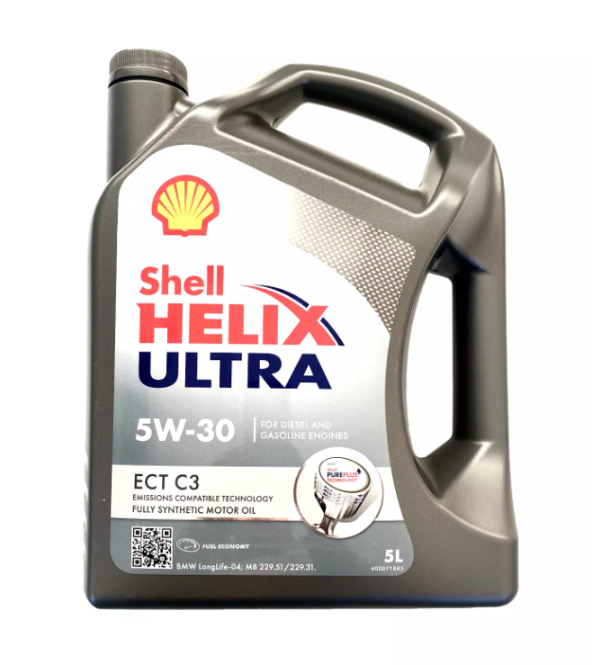 SHELL HELIX ULTRA ECT C3 5W30 5L FULLY SYNTHETIC ENGINE OIL ACEA C3 API SN